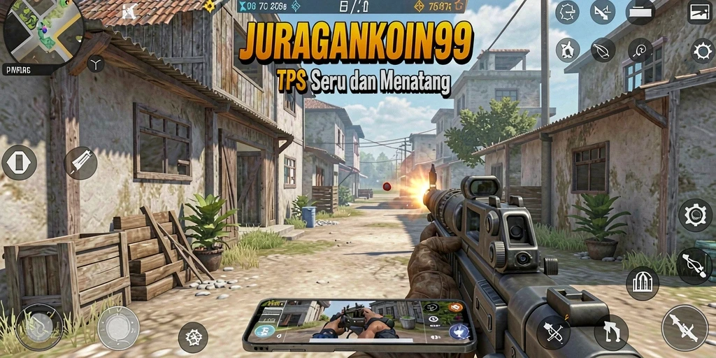 Tampilan gameplay seru dalam JURAGANKOIN99 dengan aksi tembak-menembak yang mendebarkan.