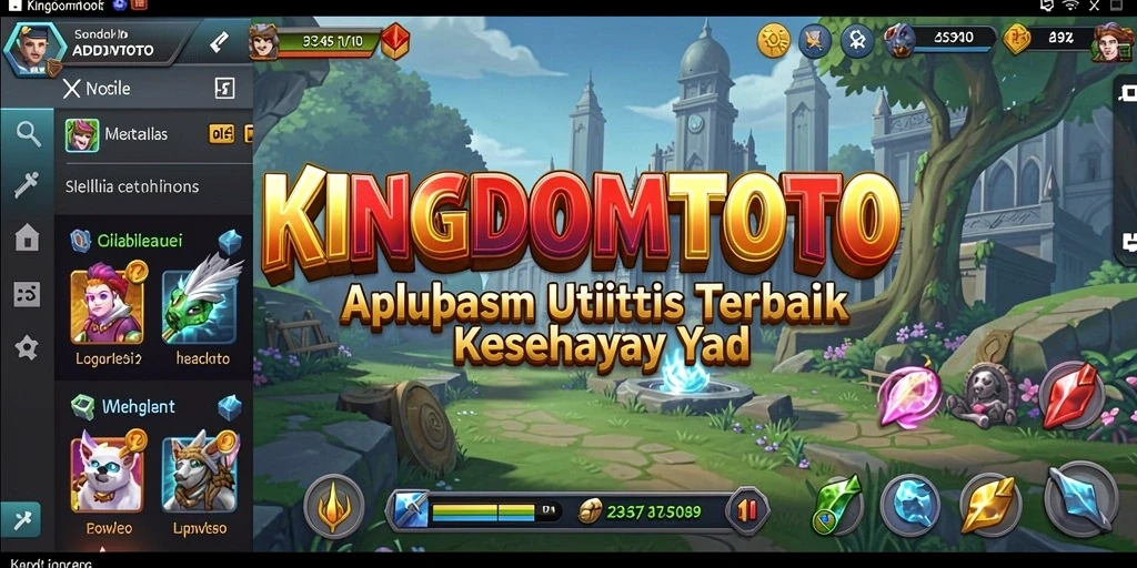 Tampilan antarmuka utama KINGDOMTOTO yang intuitif dan mudah digunakan.