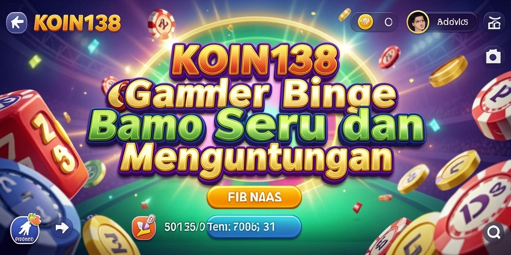 Tampilan gameplay Bingo yang mendebarkan di KOIN138.
