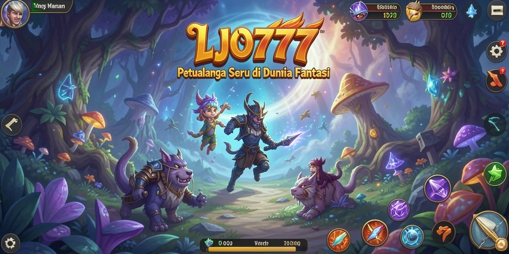 Tampilan gameplay LJO777 menampilkan tantangan petualangan yang menegangkan.