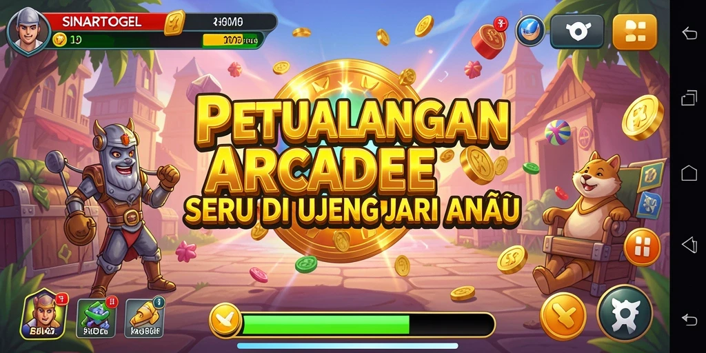 Tangkapan layar gameplay SINARTOGEL menampilkan aksi penuh tantangan dalam permainan Arcade.