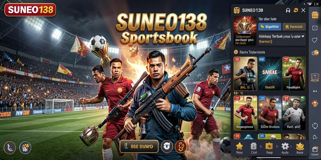 Tampilan gameplay menarik dari aplikasi Sportsbook SUNEO138.