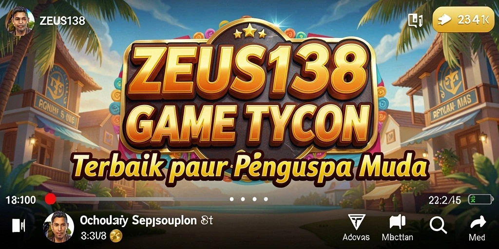 Tampilan gameplay menarik dari ZEUS138, menunjukkan pengelolaan bisnis yang seru.